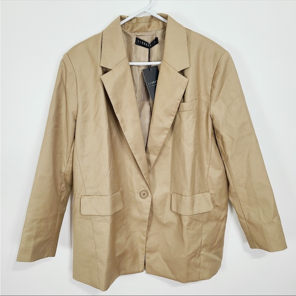 Lioness | One Button Blazer Beige XS - Picture 2 of 2